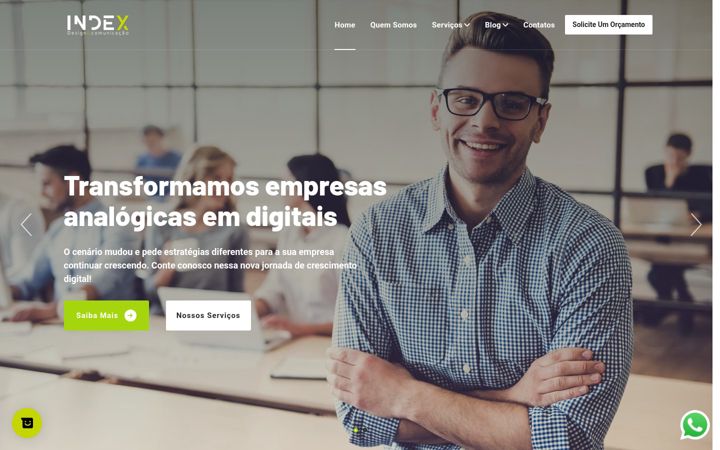 Screenshot of indexdc.com.br