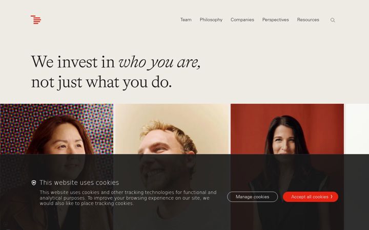 Screenshot of indexventures.com