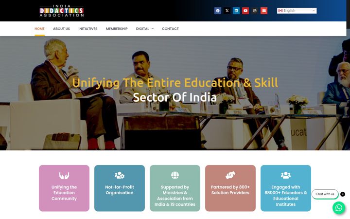 Screenshot of indiadidac.org