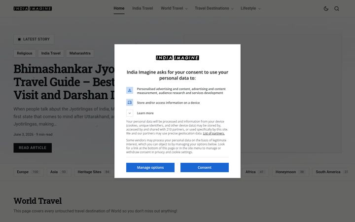Screenshot of indiaimagine.com