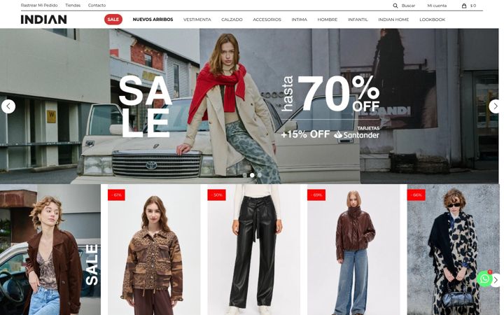 Screenshot of indian.com.uy