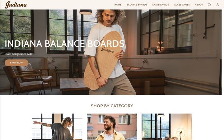 Screenshot of indiana-boards.com
