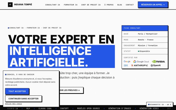 Screenshot van indiana-tempie.com