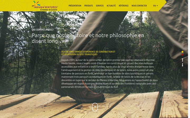Screenshot van indianaventurespro.com