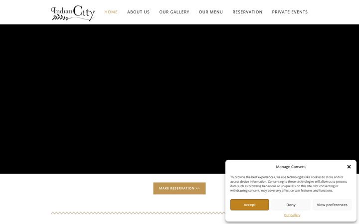 Screenshot of indiancity.co.uk