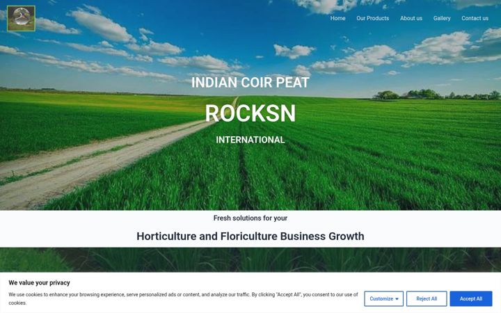 Screenshot of indiancoirpeat.com