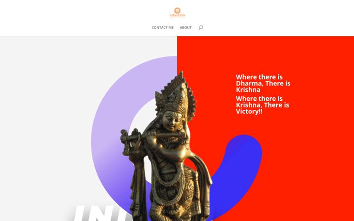 Screenshot of indianethos.com