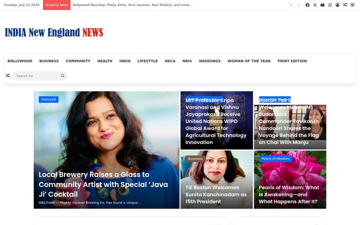 Screenshot of indianewengland.com