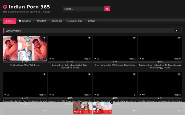 Screenshot of indianporn365.net