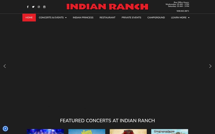 Screenshot of indianranch.com