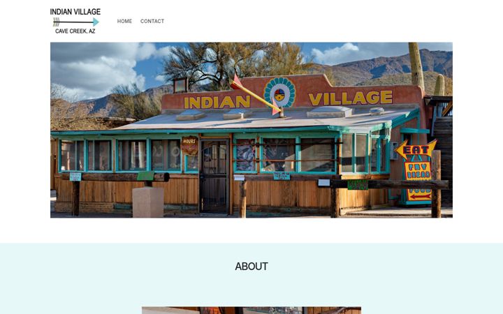 Екранна снимка на indianvillageaz.com