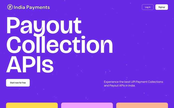 Screenshot of indiapayments.org