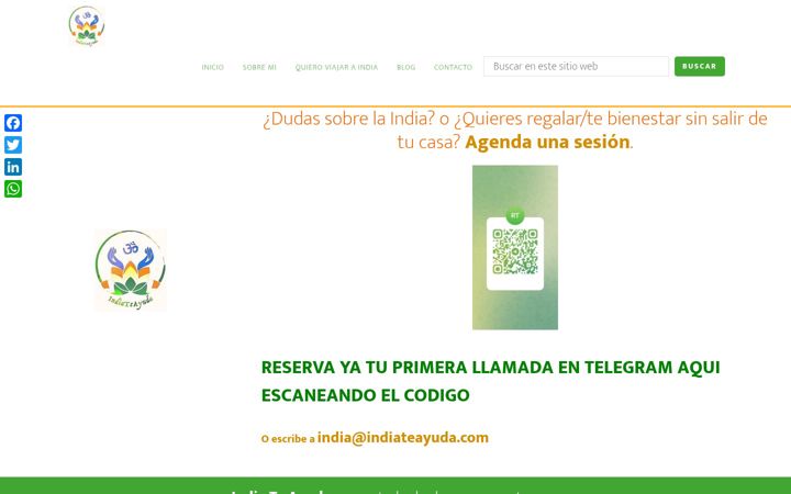 Screenshot of indiateayuda.com