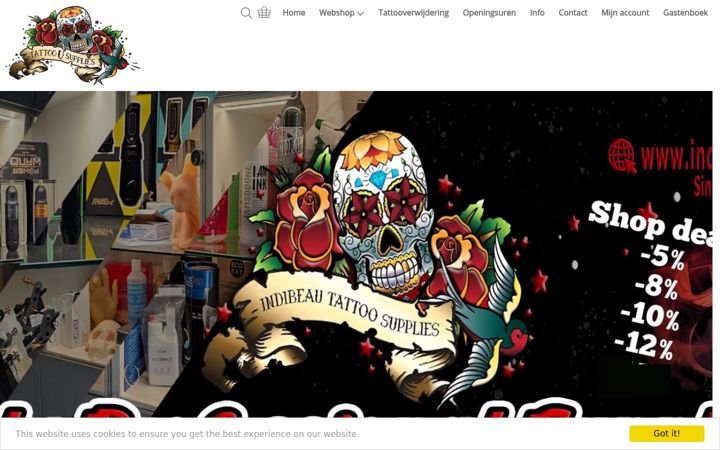 Screenshot of indibeau.be