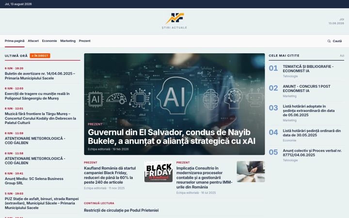 Screenshot of indicatorfinanciar.ro