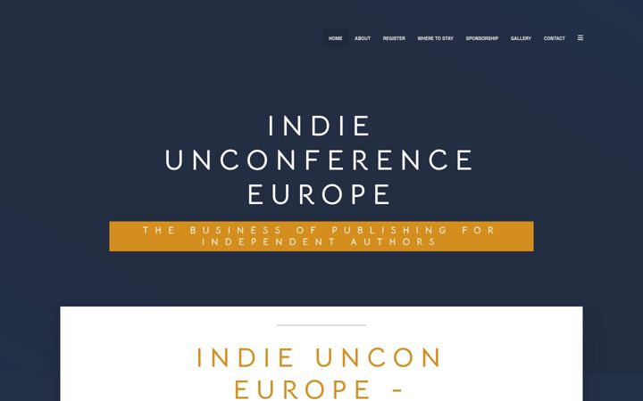 Screenshot of indie-uncon.eu