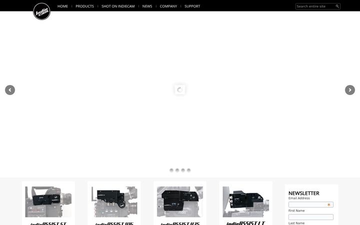 Screenshot of indiecam.com