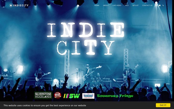 Screenshot of indiecity.co.uk