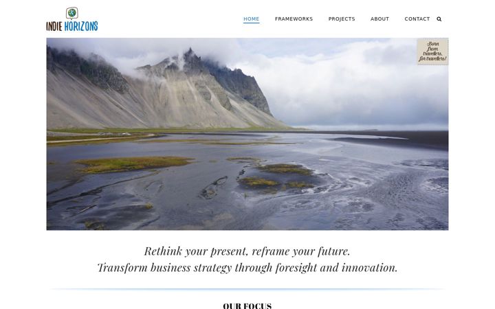 Screenshot of indiehorizons.eu