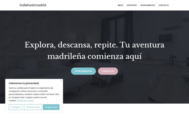 Screenshot of indiehostmadrid.com
