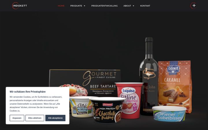 Screenshot of indiekett.com