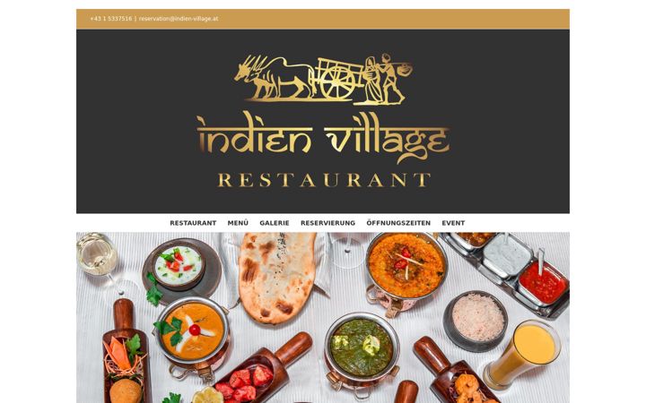 Screenshot of indien-village.at