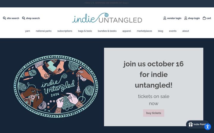 Screenshot of indieuntangled.com