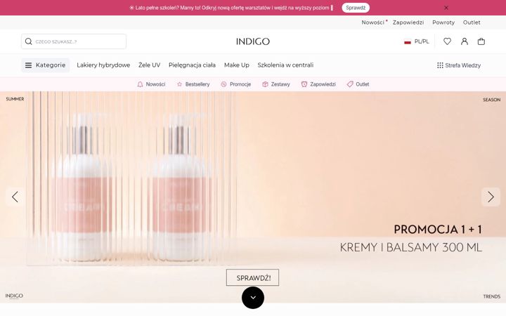 Screenshot of indigo-nails.com
