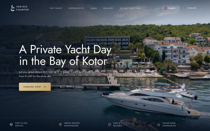Screenshot of indigocharter.com