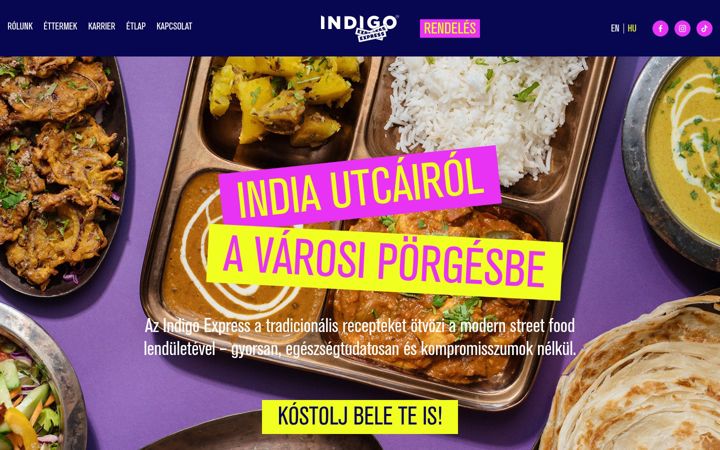 Ekrānuzņēmums no indigoexpress.hu