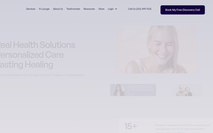 Screenshot ta' indigohealthclinic.com