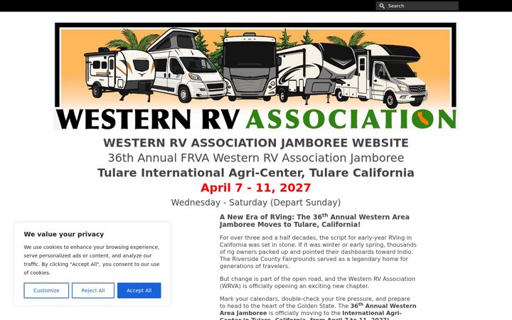 Posnetek zaslona indiorvrally.com