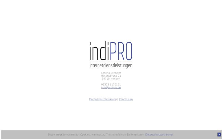 Screenshot of indipro.de