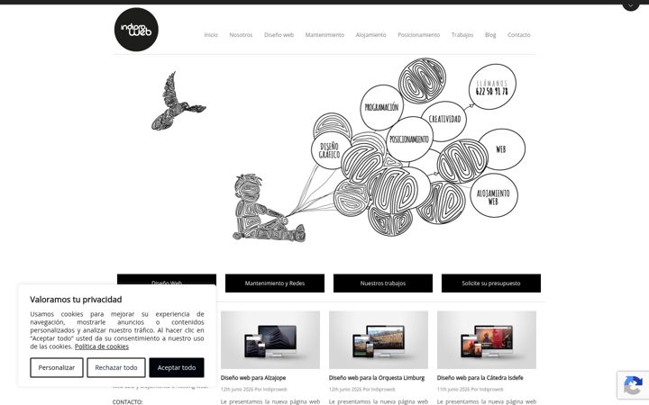 Screenshot of indipro.es