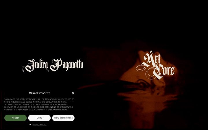 Screenshot of indirapaganotto.com