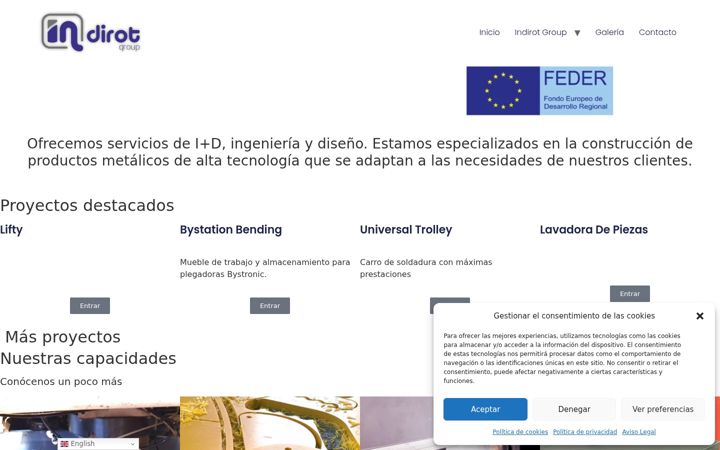 Screenshot of indirot.com