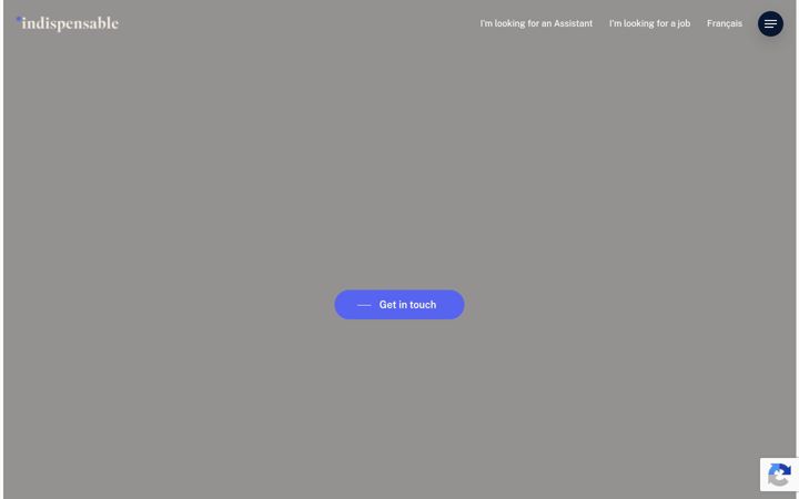 Screenshot of indispensablerecruitment.com