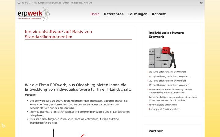 Screenshot of individualsoftware-oldenburg.de