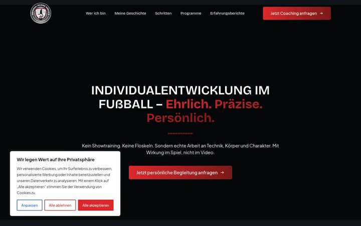 Screenshot of individualtraining-muenchen.de