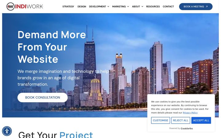 Screenshot του indiwork.com