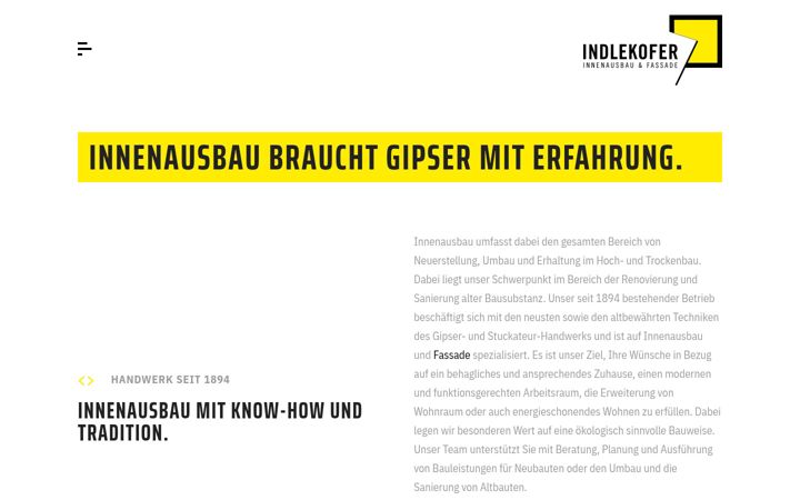 Screenshot of indlekofer-stuck.de