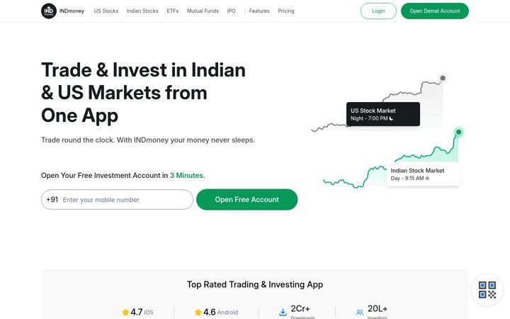Képernyőkép: indmoney.com
