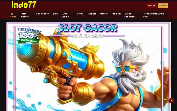 Screenshot of indo-77.com