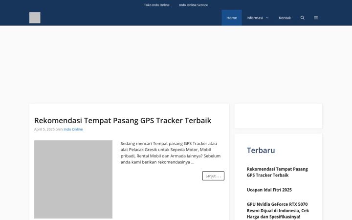 Screenshot of indo-online.net