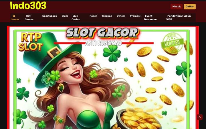 Screenshot του indo303slot.com