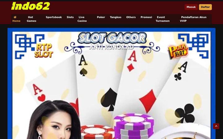 Screenshot of indo62.net