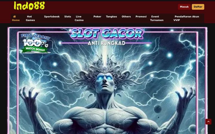 Screenshot of indo88-slot.com