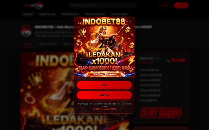 Screenshot of indobet88asia.net