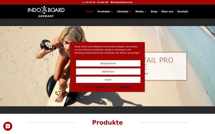 Screenshot of indoboard.de
