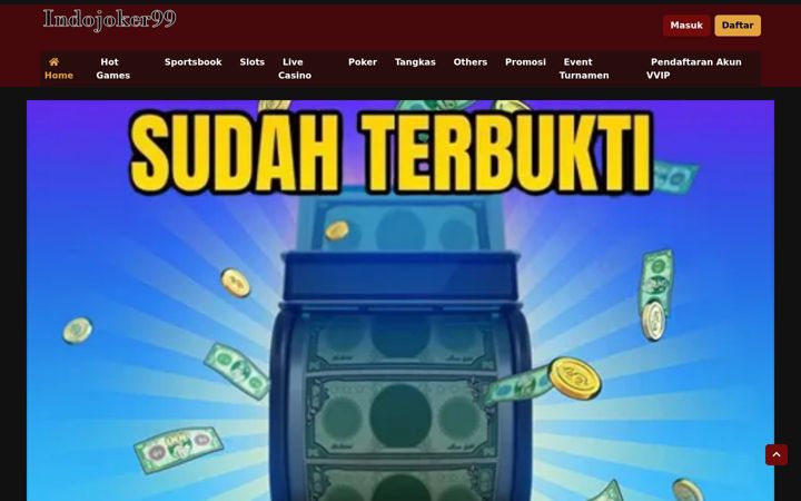 Screenshot of indojoker99.com